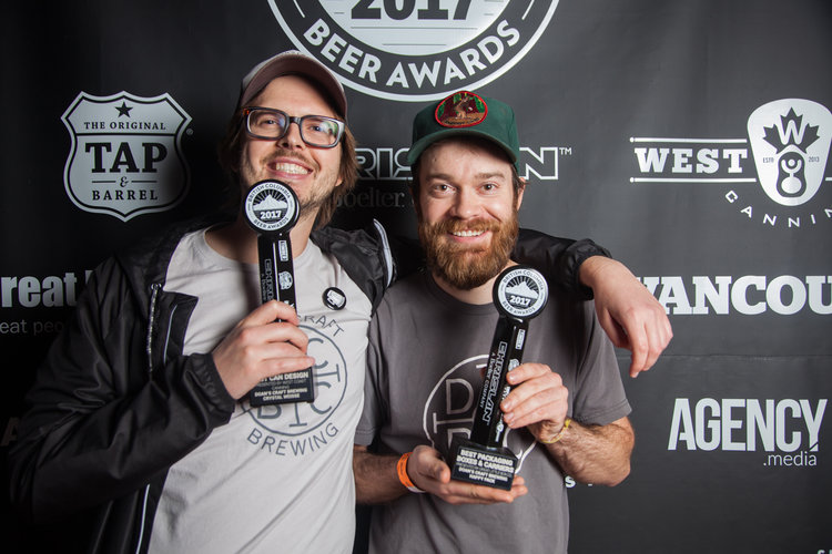 Doan's took home two Creative Industry Awards in 2017. Image from Christine McAvoy/BC Beer Awards 2017